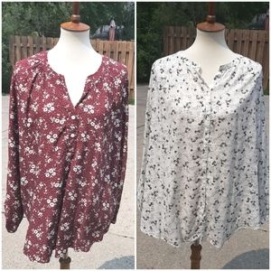 Bundle of 2 Old Navy XL Blouses